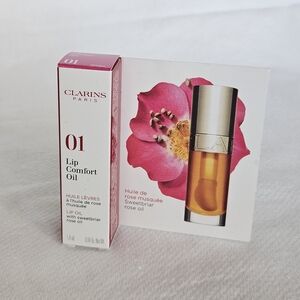 Clarins Lip Comfort Oil with Rose Oil